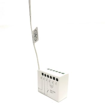 Logique de commande miniaturisée Nice TT2L pour la commande d'installations d'éclairage 230 Vca. Récepteur radio intégré. Fréquence 433Mhz