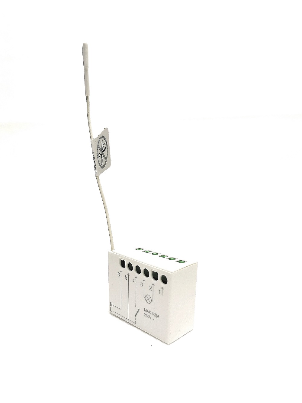 Logique de commande miniaturisée Nice TT2L pour la commande d'installations d'éclairage 230 Vca. Récepteur radio intégré. Fréquence 433Mhz